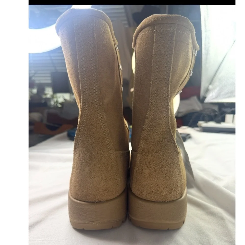 Altama 11461B Mens Gore-Tex Weather Combat Boots Tan Suede 10R NSN 8430016193502